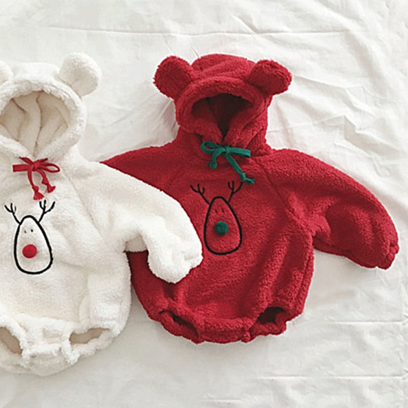 Baby Cute Bear Hooded Romper