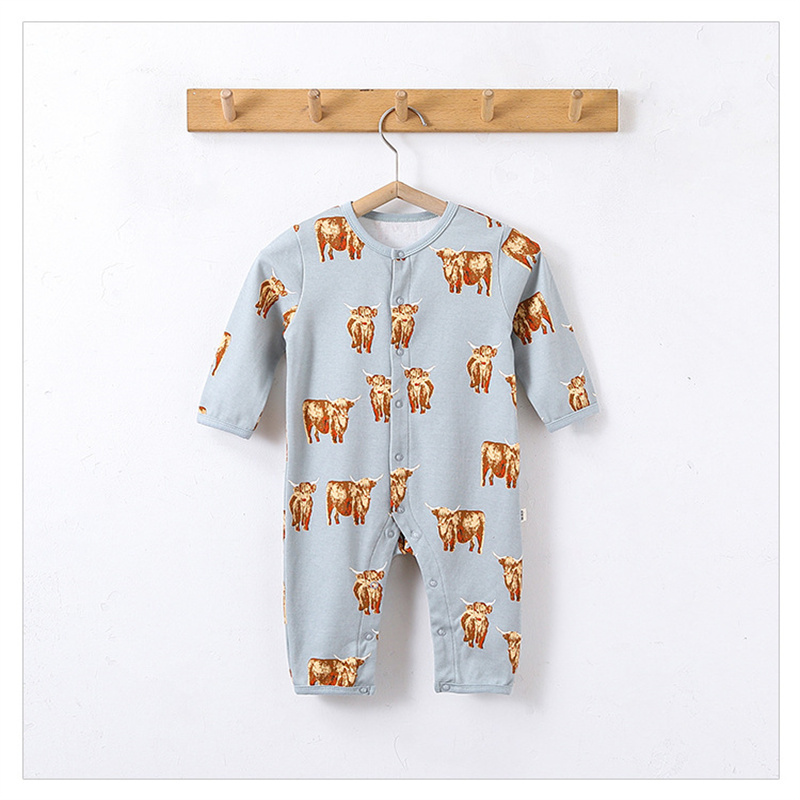 Baby Boy/Girl Cute Animal Balloon Long Sleeve Romper