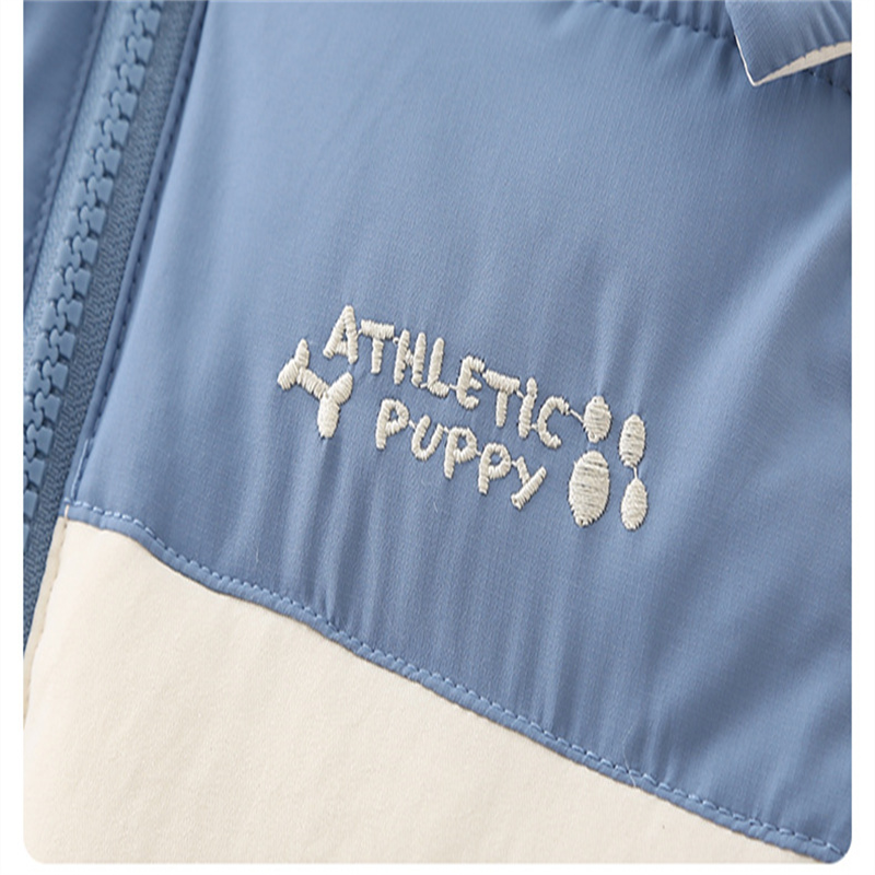 Baby Boy Cute Puppy Thickened Down Cotton Long Sleeve Romper