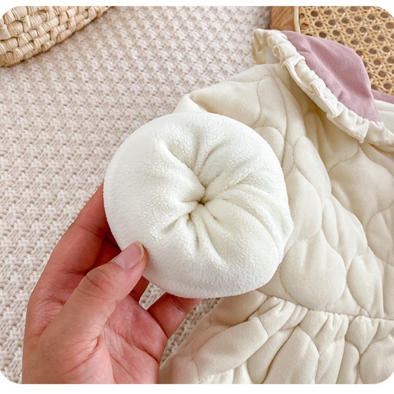Baby Girl Cute Princess Lapel Bunny Ears Top