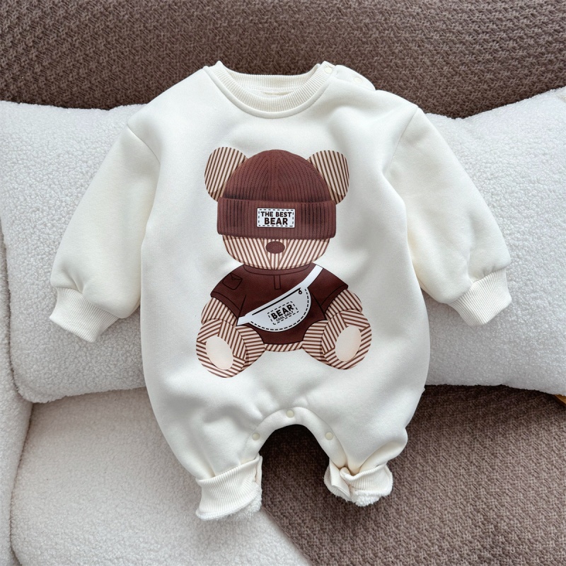 Baby Girl/Boy Curry Bear Romper