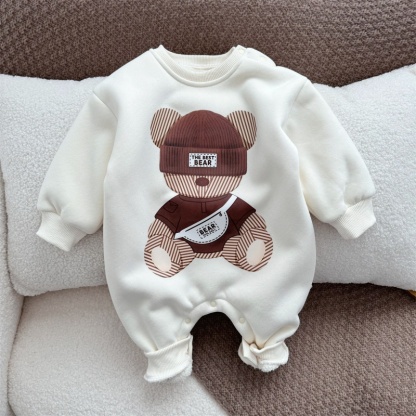 Baby Girl/Boy Curry Bear Romper
