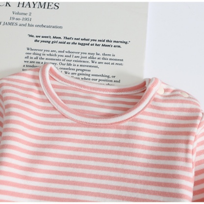2pcs Baby Girl Cute Bunny Carrot Stripe  Long Sleeve Romper Set