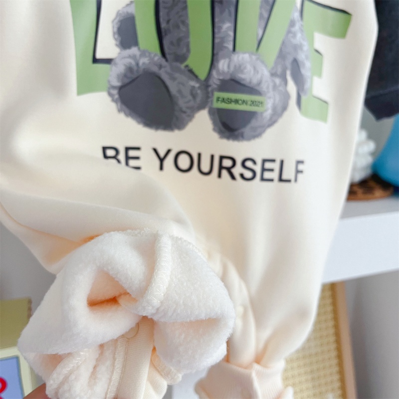 Baby Casual LOVE Bear Fleece Romper