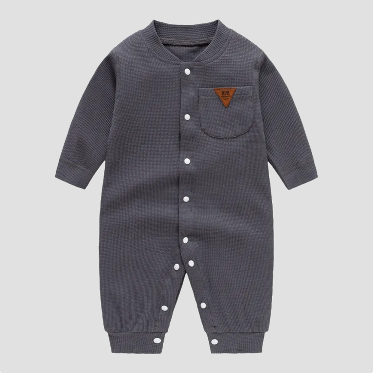 Baby Waffle Pocket Romper