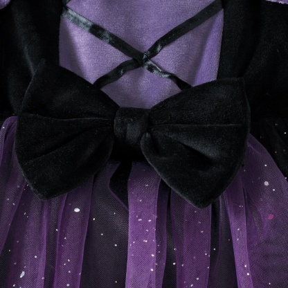 Baby Girl Halloween Witch Tulle Dress Outfit Set
