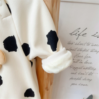 Baby Boy/Girl Cute Moon Bear Long Sleeve Romper