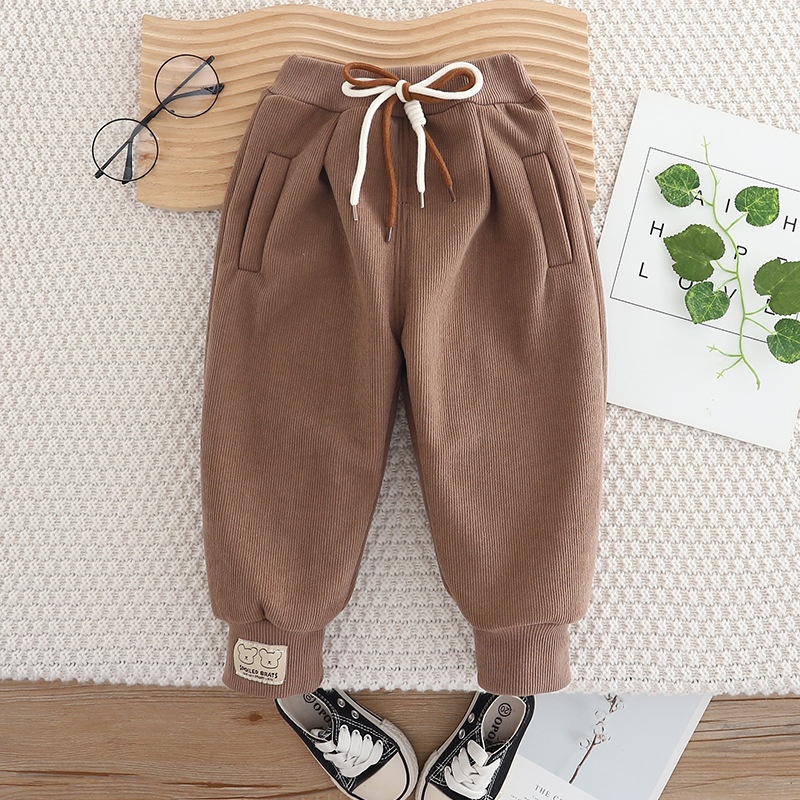 2pcs Baby Boy/Girl Bear Thickened Hooded with Scarf Set