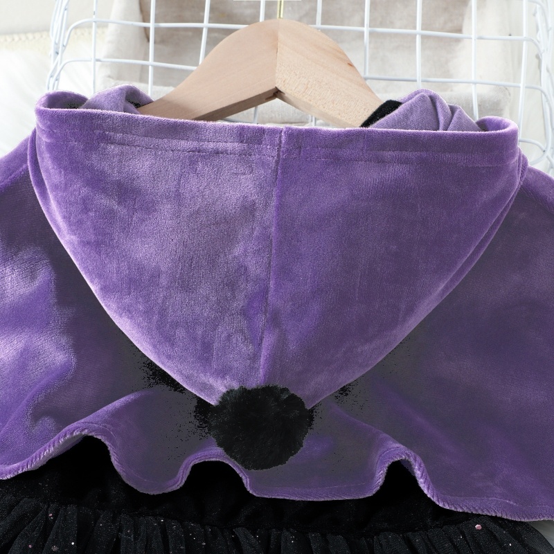 Baby Girl Halloween Witch Tulle Dress Outfit Set