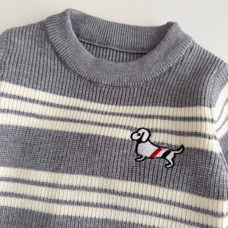Baby Boy Sweater Stripe Two-Piece Set