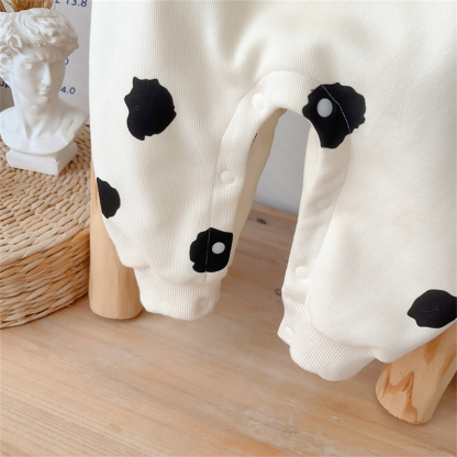 Baby Boy/Girl Cute Moon Bear Long Sleeve Romper