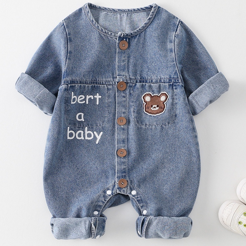 Baby Boy Korean Style Long Sleeve Romper