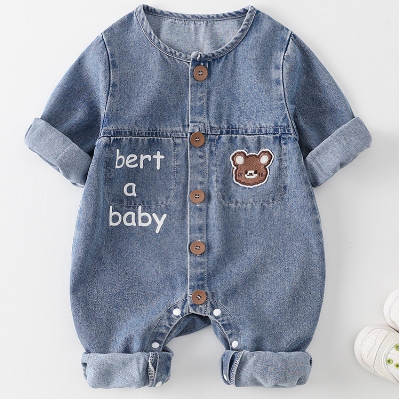 Baby Boy Korean Style Long Sleeve Romper