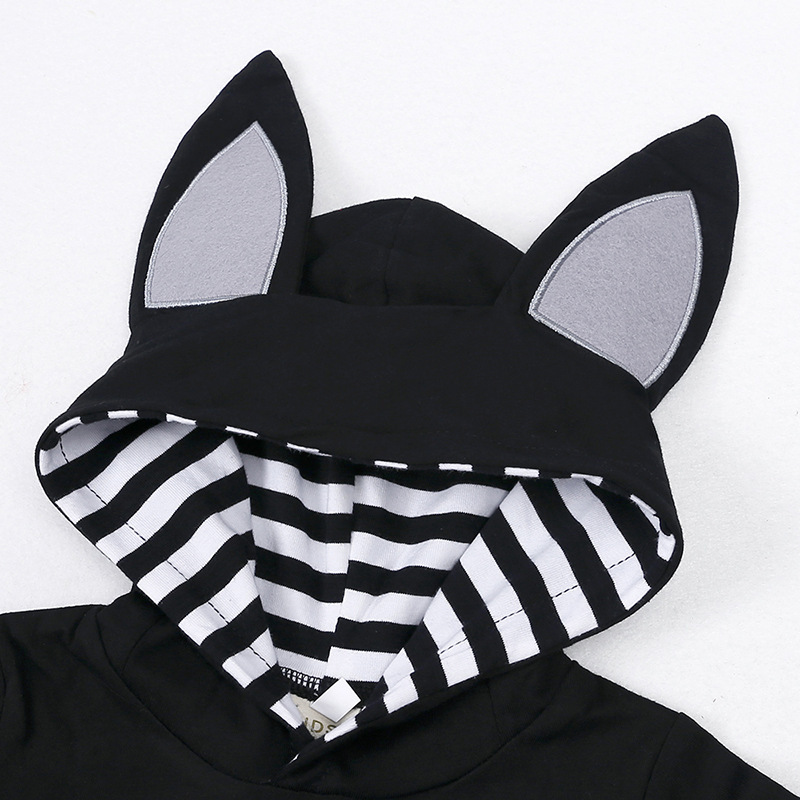Halloween Bat Sleeve Baby Romper Jumpsuit