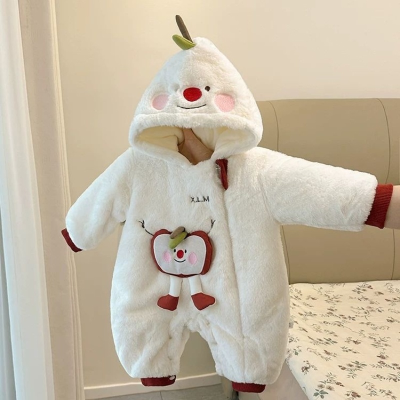 Baby Unisex Zip Warm Romper