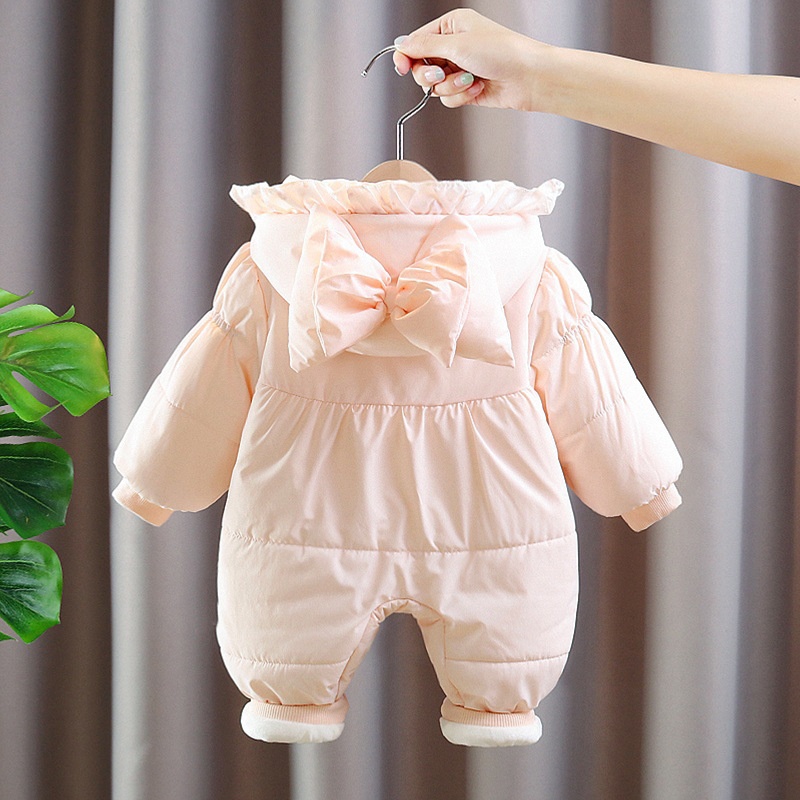 Baby Hooded Padded Warm Romper