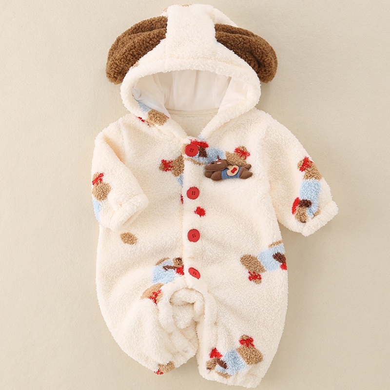 Baby Padded Hooded Romper