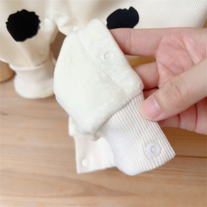 Baby Boy/Girl Cute Moon Bear Long Sleeve Romper