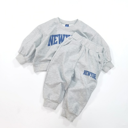 Pullover Sweatshirt and Trousers Two Piece Set