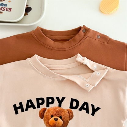 Baby Cute Bear Casual Romper