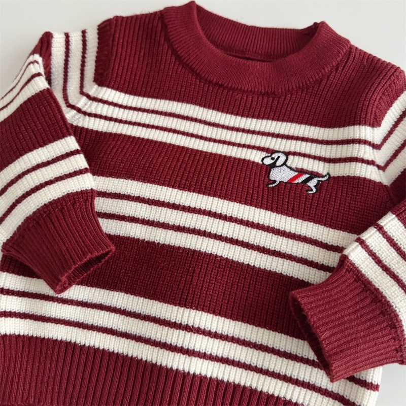 Baby Boy Sweater Stripe Two-Piece Set