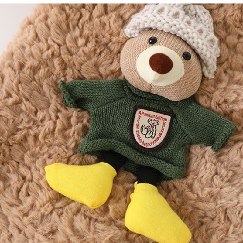 Baby Cute Bear Plush Thickened Romper