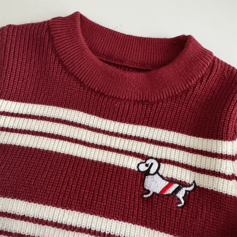 Baby Boy Sweater Stripe Two-Piece Set