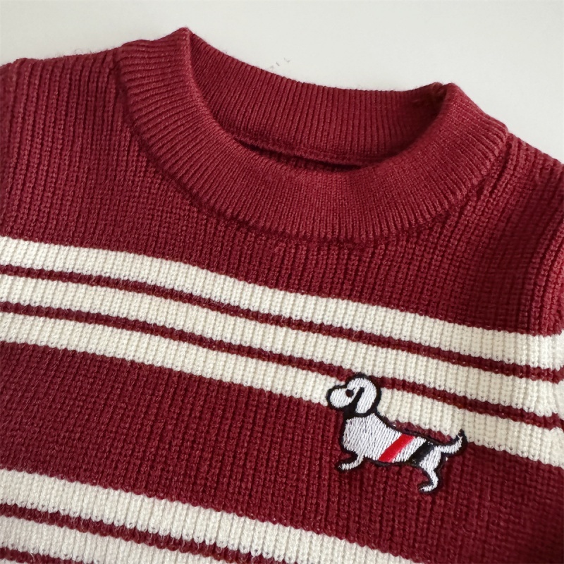 Baby Boy Sweater Stripe Two-Piece Set