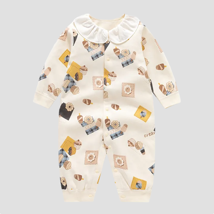 Newborn Baby Ice Cream Cake Romper