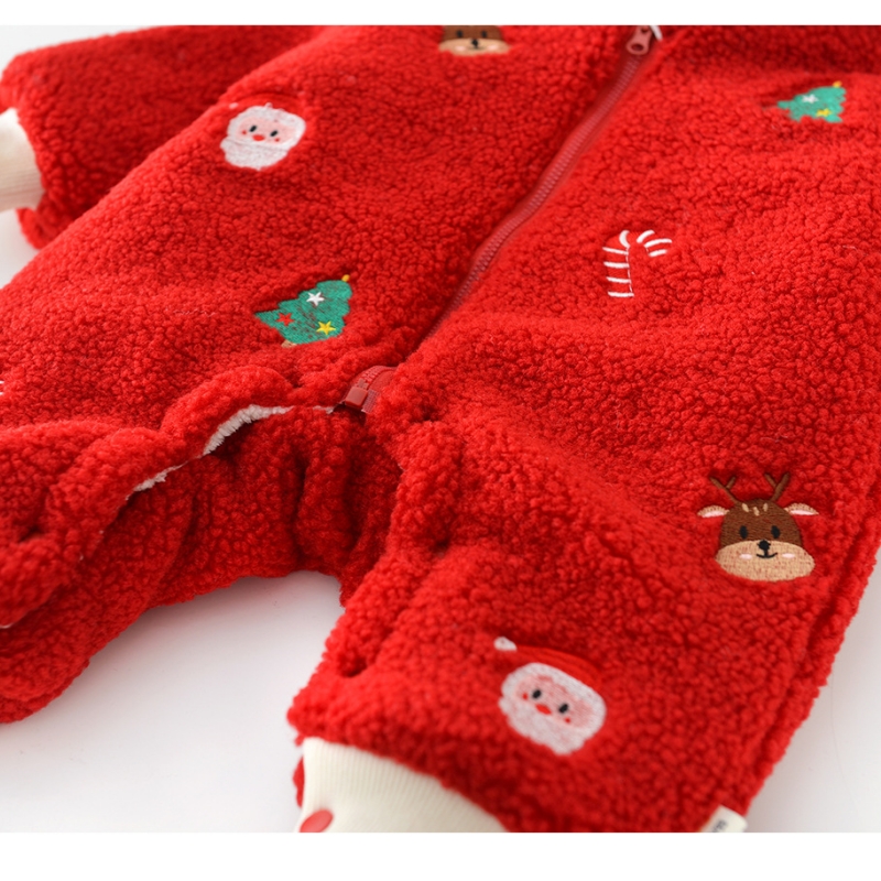 Baby Boy Christmas Warm Romper