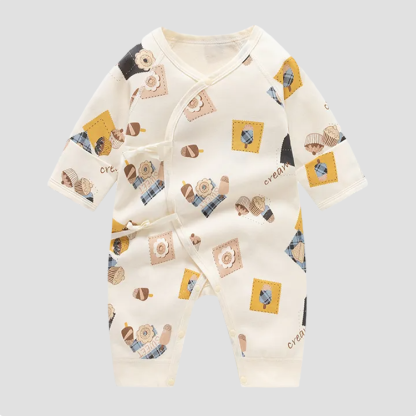Newborn Baby Ice Cream Cake Strappy Romper