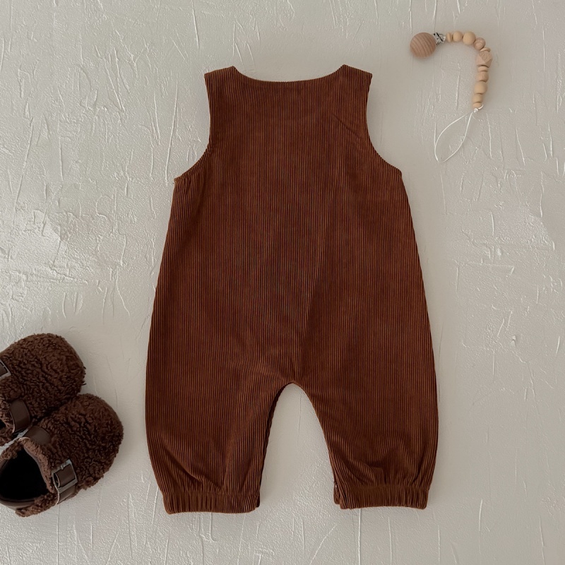 Christmas Santa Embroidered Baby Bodysuit Romper