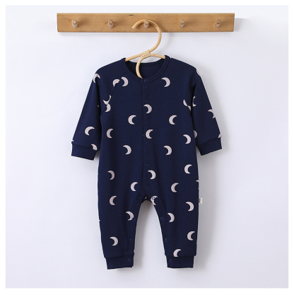 Baby Boy/Girl Cute Puppy Moon Long Sleeve Romper