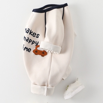 Baby Boy Korean Style Long Sleeve Romper