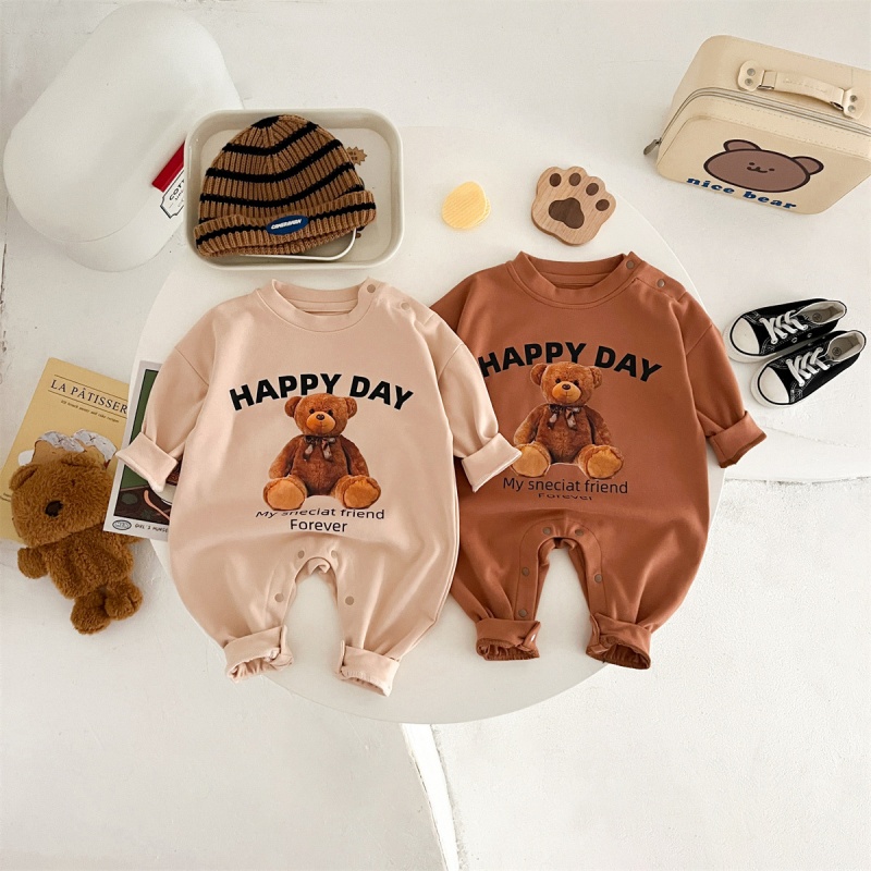 Baby Cute Bear Casual Romper