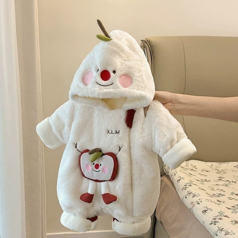 Baby Unisex Zip Warm Romper