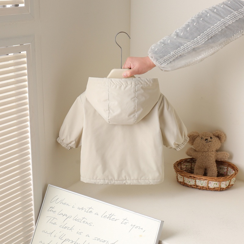 Baby Girl Hooded Windproof Jacket Coat