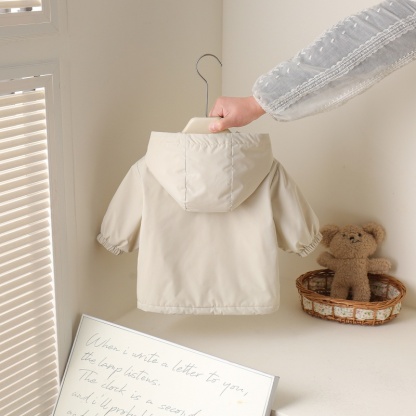 Baby Girl Hooded Windproof Jacket Coat
