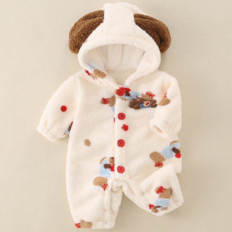 Baby Padded Hooded Romper