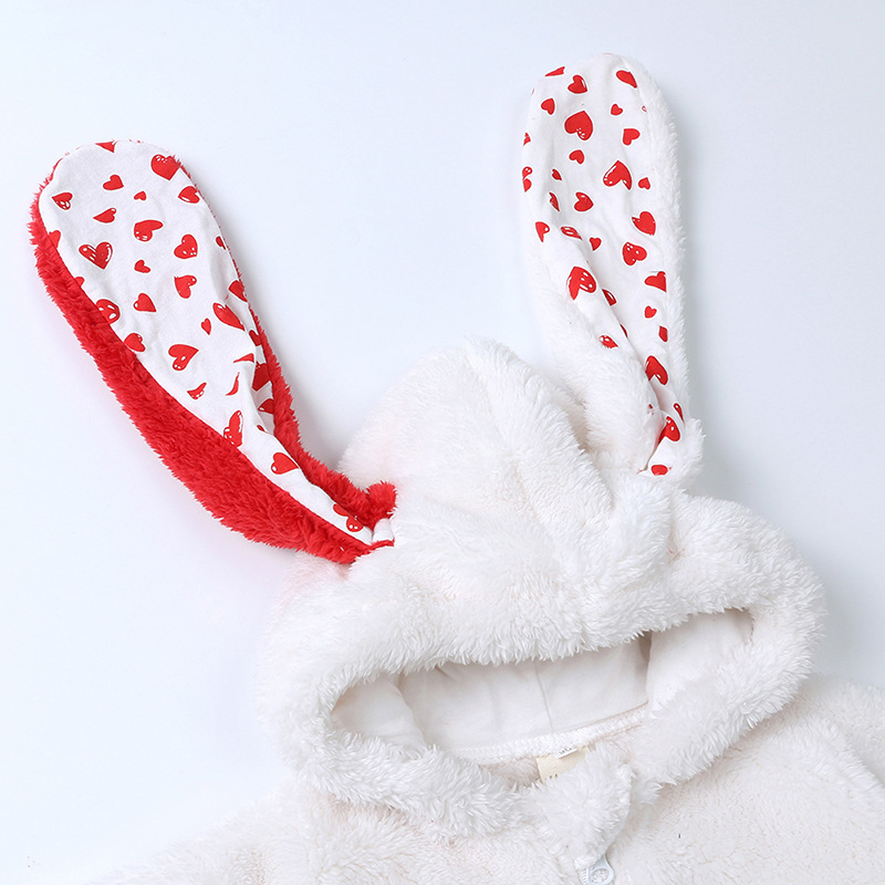 Bunny Plush Christmas Baby Romper Outfit