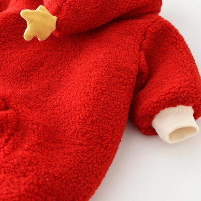 Baby Boy Christmas Warm Romper