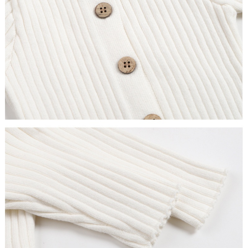 Baby Boy/Girl Knitted Buttons Romper