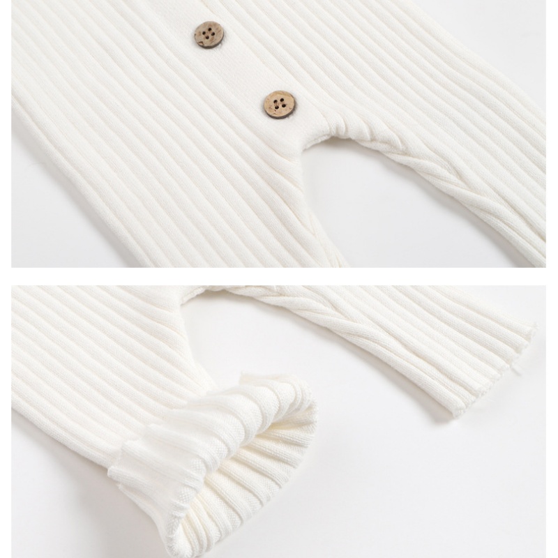 Baby Boy/Girl Knitted Buttons Romper