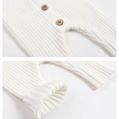 Baby Boy/Girl Knitted Buttons Romper