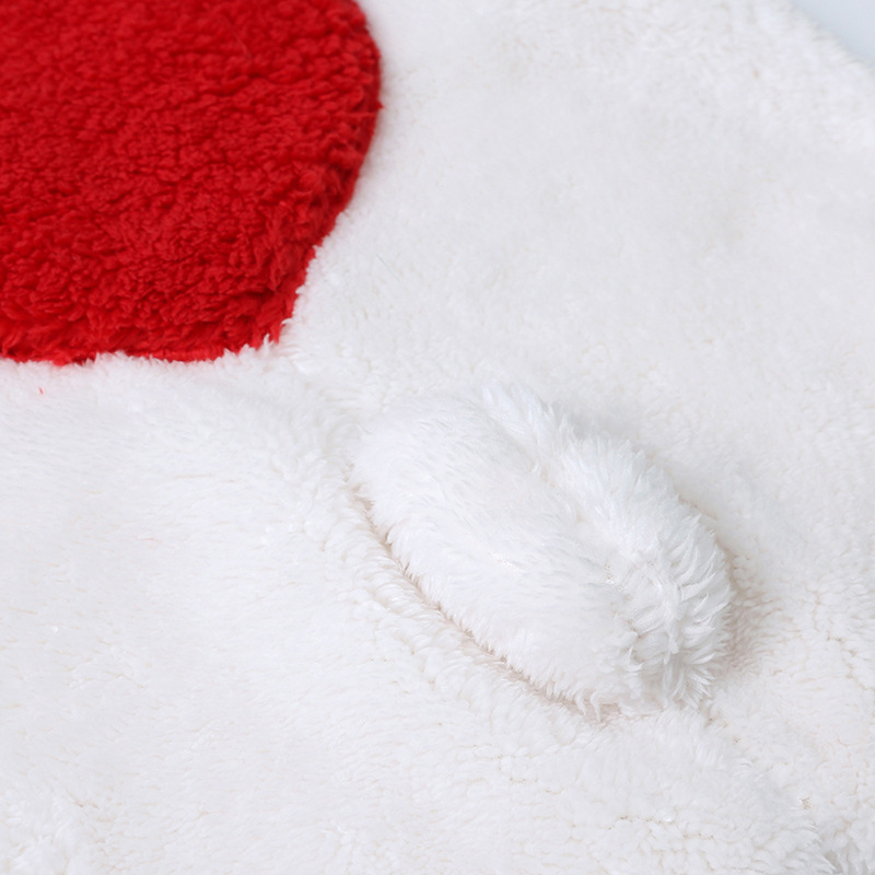 Bunny Plush Christmas Baby Romper Outfit
