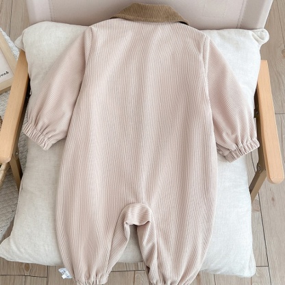 Baby Boy Casual Korean Style Long Sleeve Romper
