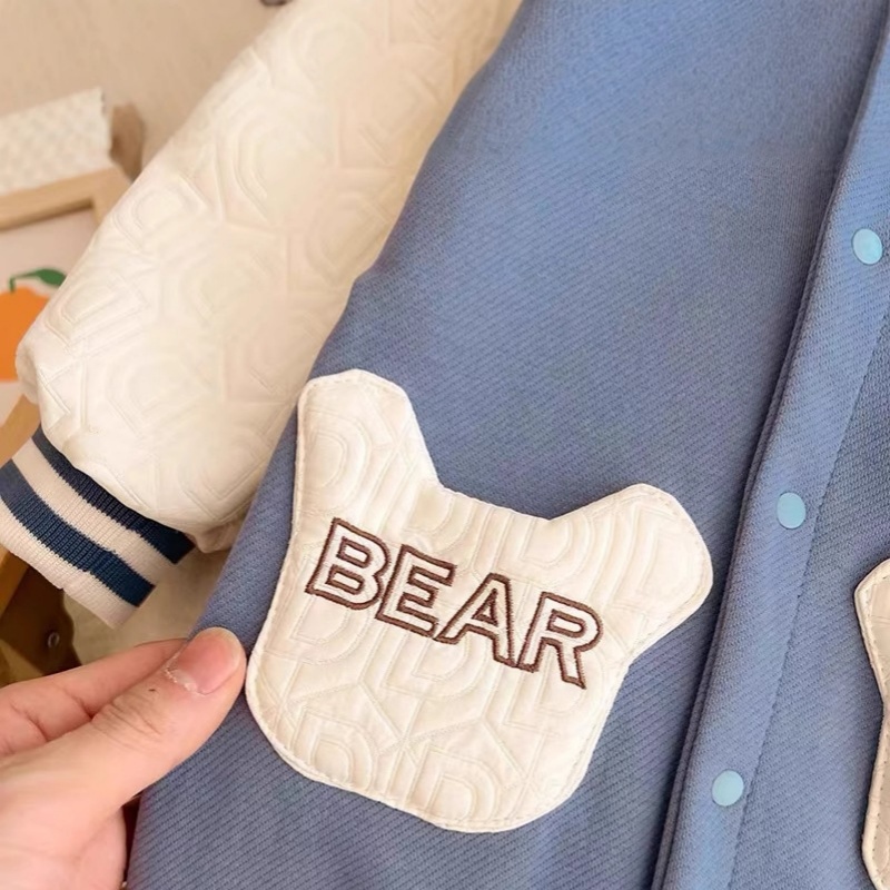 Baby Bear Head Double Layer Romper