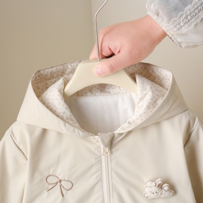 Baby Girl Hooded Windproof Jacket Coat