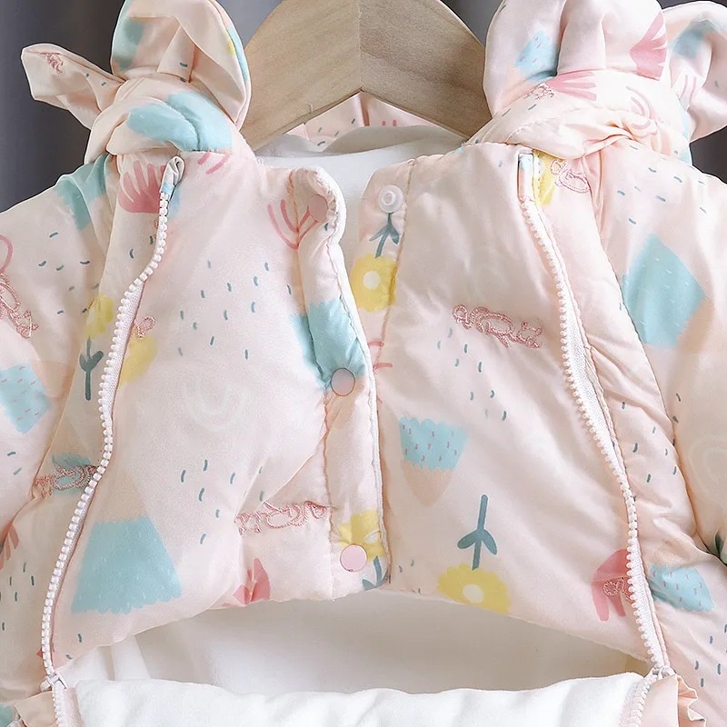 Baby Hooded Thick Romper