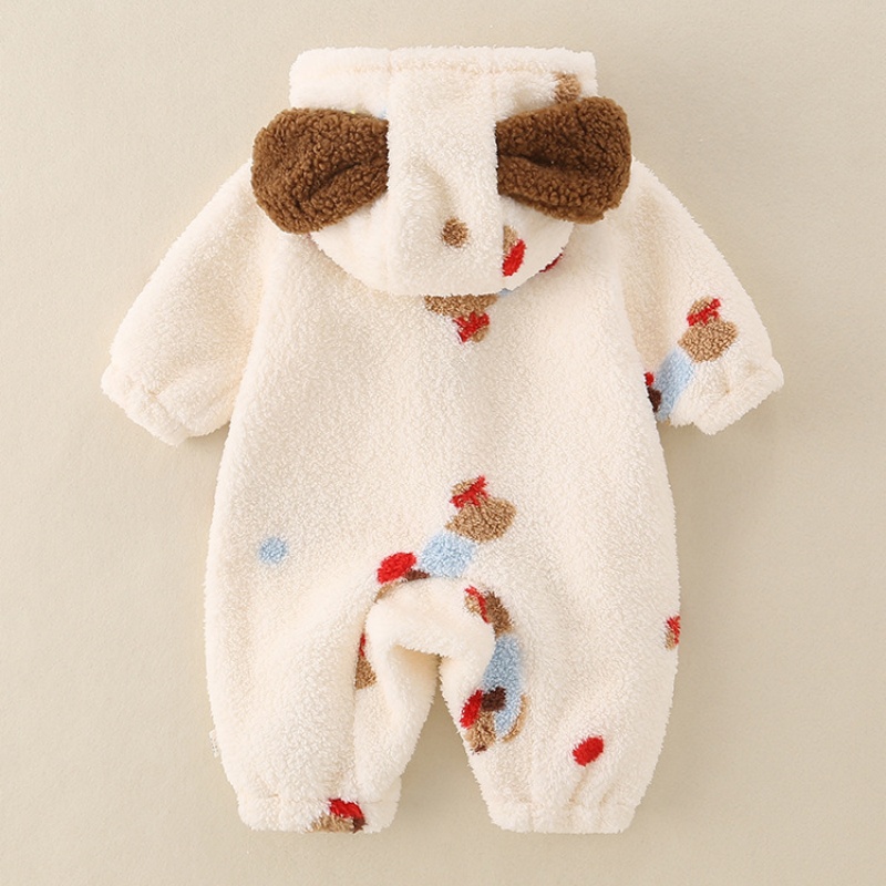 Baby Padded Hooded Romper